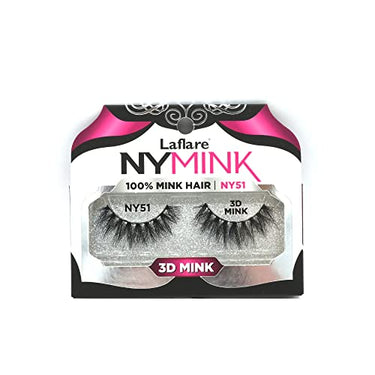 Laflare NYMink 3D Mink Lashes – NY51 - ANNS BEAUTY SUPPLY